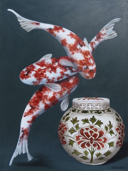 Peony Ginger Jar - SOLD